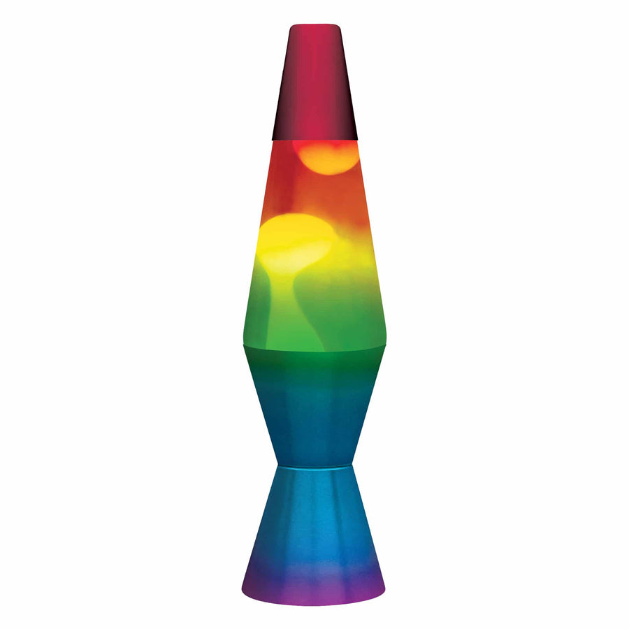 11.5″ LAVA LAMP RAINBOW – WHITE/TRICOLOR D5