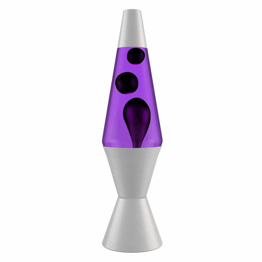 14.5’’ LAVA LAMP – BLACK & PURPLE M6