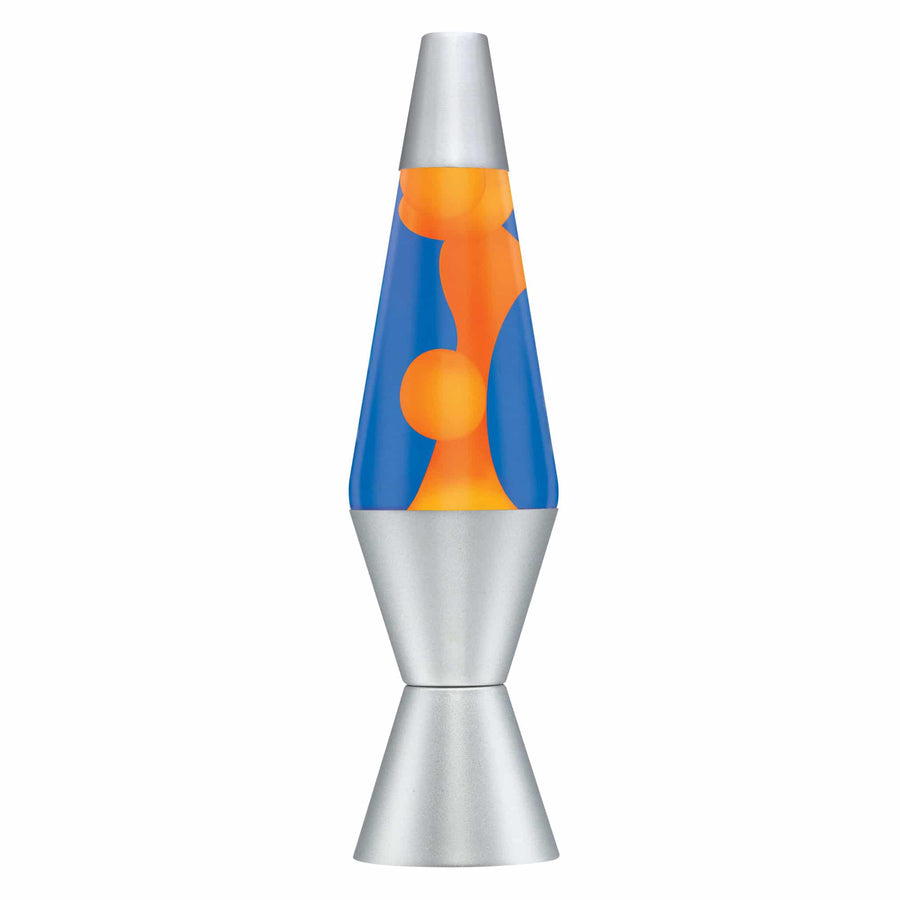 14.5” LAVA LAMP – ORANGE/BLUE/SILVER W0