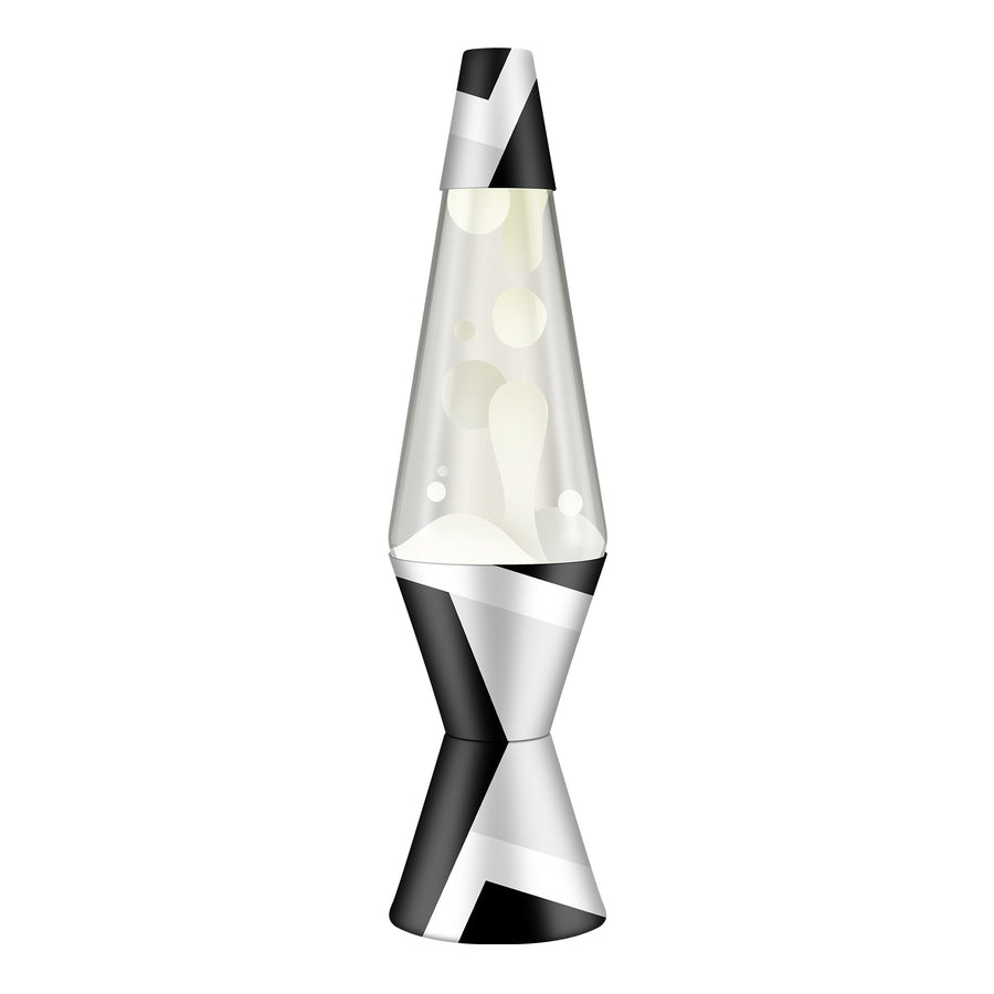 14.5″ LAVA LAMP POLYGONAL WHITE TONE I7