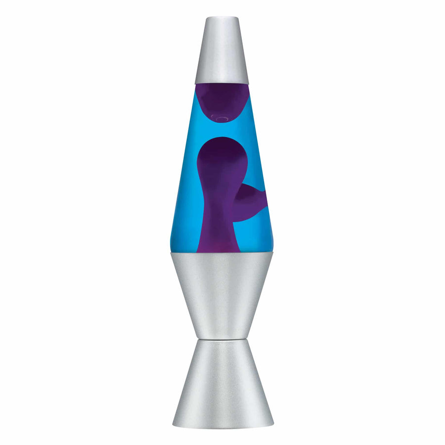 14.5″ LAVA LAMP – PURPLE/BLUE/SILVER O0