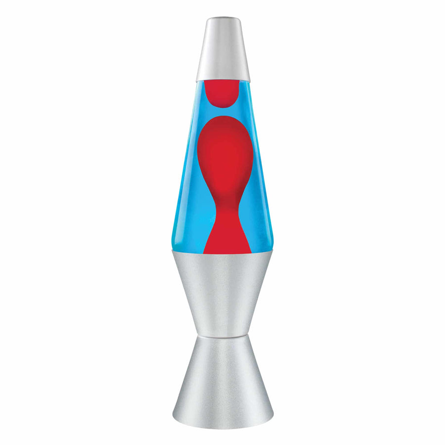 14.5″ LAVA LAMP – RED/BLUE/SILVER C0
