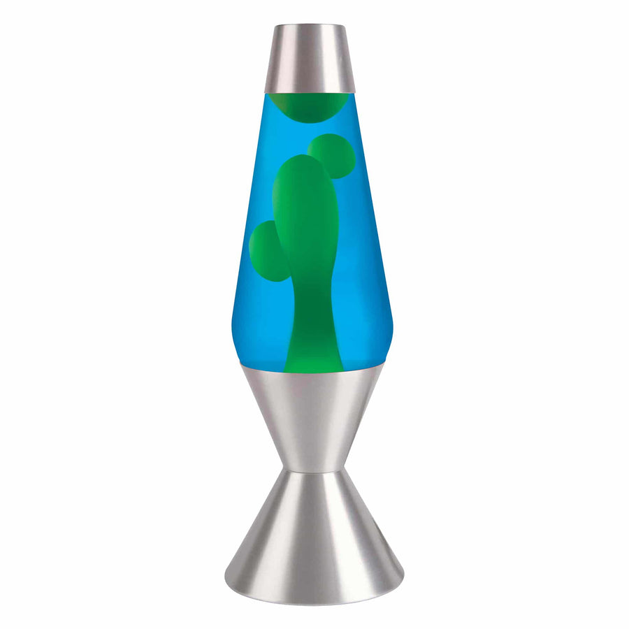 16.3″ LAVA LAMP – YELLOW/BLUE/SILVER T6