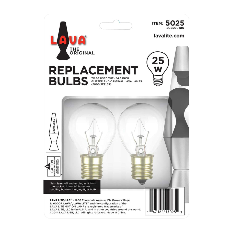 25W LAVA LAMP LIGHT BULB W/TRAY O0