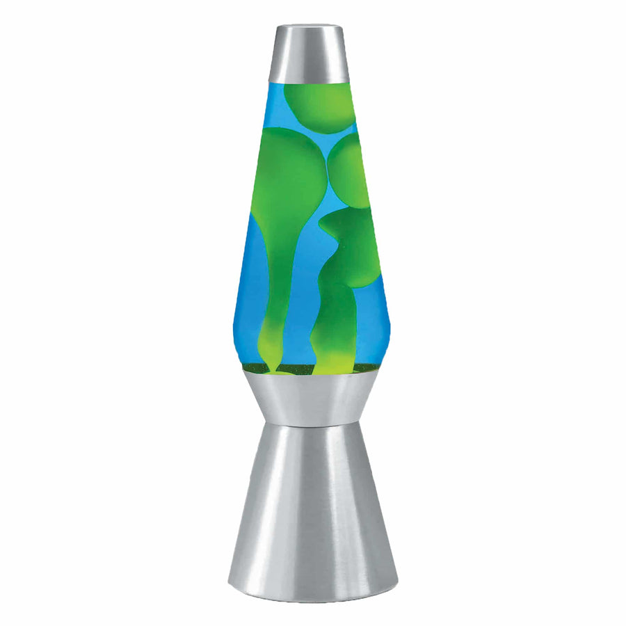 27″ LAVA LAMP GRANDE – YELLOW/BLUE/SILVER H7